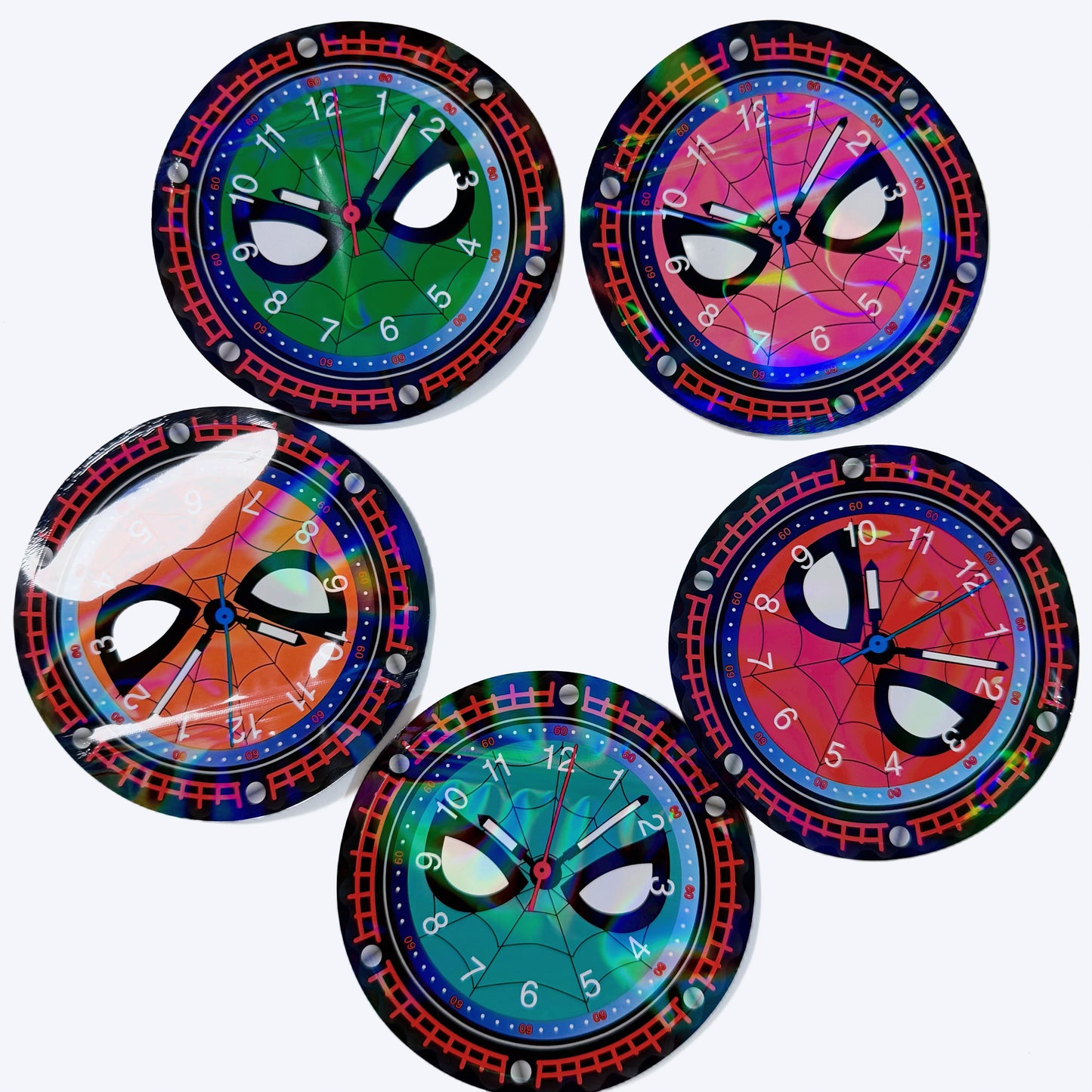 Gift Wrapping Trendy Spiderman Art Mylar Bags 3.5G 100PCS Portable Thick Bags for Party Gifts Dry Herb Outdoor Use