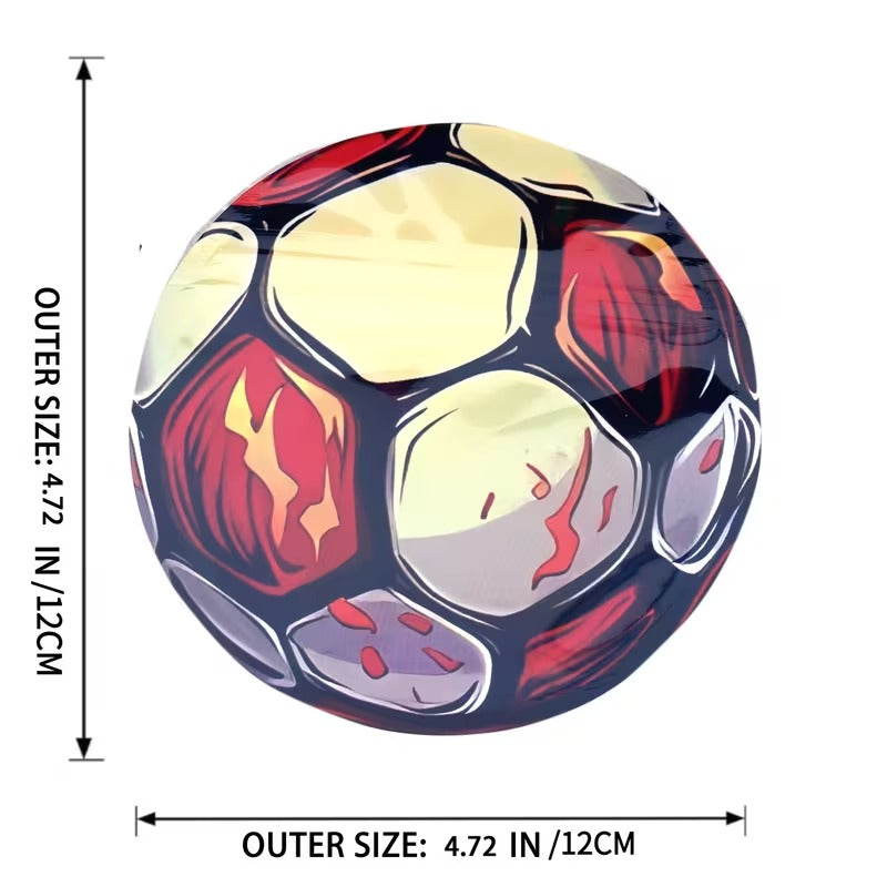 Gift Wrapping FIFA World Cup Round Football Mylar Bags 3.5G 100PCS 9Mil Holographic Smell Proof Stand Up Zipper Bags Resealable Heat Sealable Food Grade Pouches for Travel Camping Users