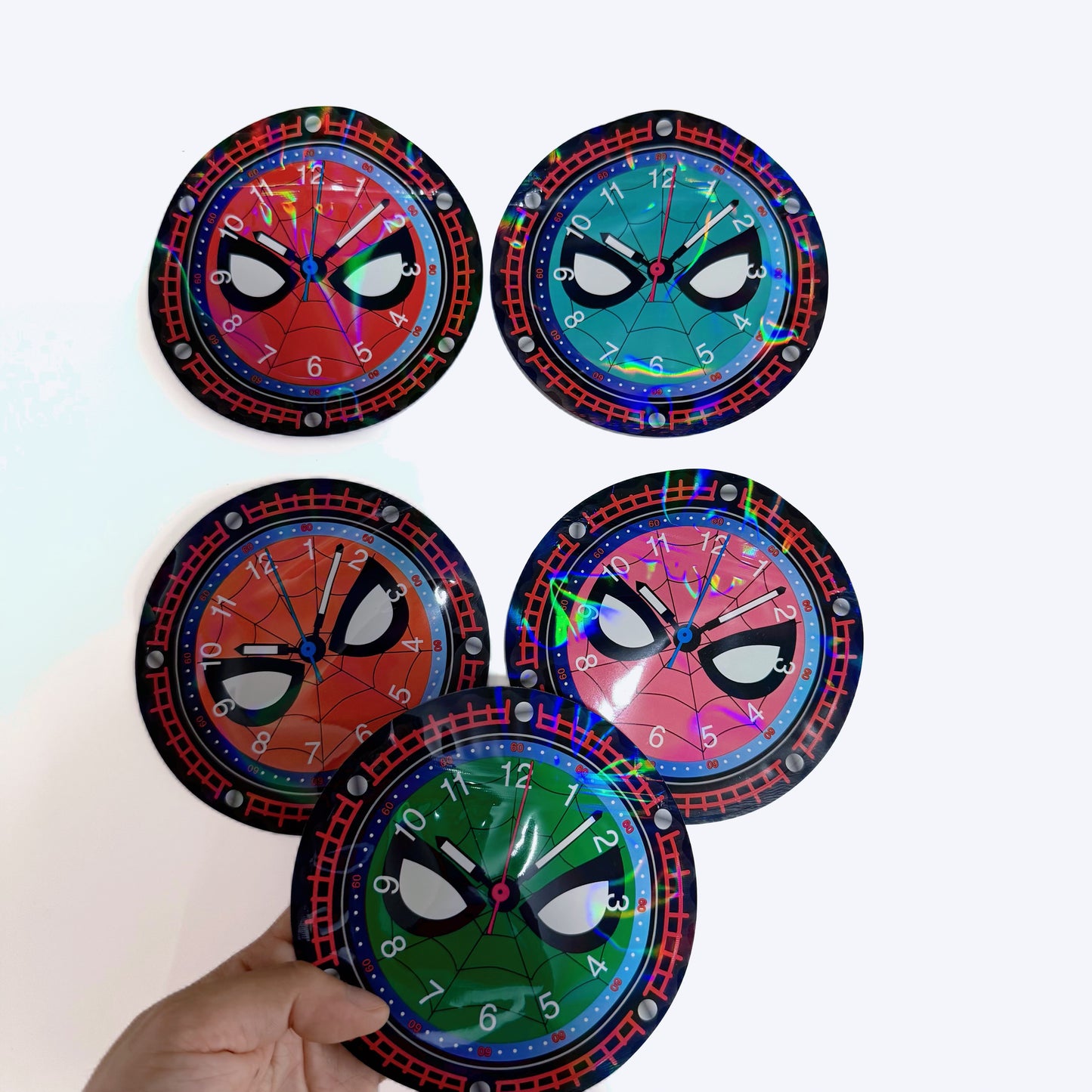 Gift Wrapping Trendy Spiderman Art Mylar Bags 3.5G 100PCS Portable Thick Bags for Party Gifts Dry Herb Outdoor Use