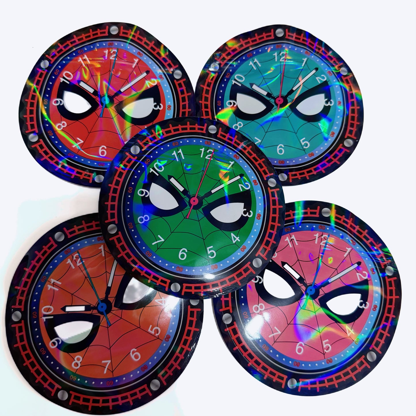 Gift Wrapping Trendy Spiderman Art Mylar Bags 3.5G 100PCS Portable Thick Bags for Party Gifts Dry Herb Outdoor Use