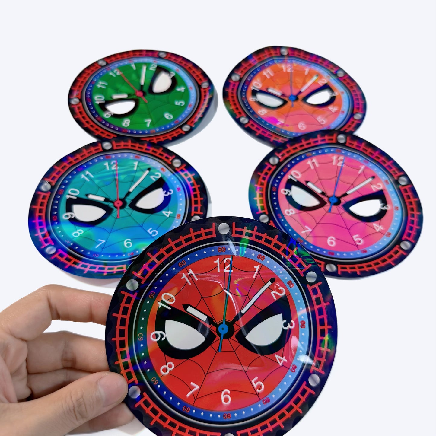 Gift Wrapping Trendy Spiderman Art Mylar Bags 3.5G 100PCS Portable Thick Bags for Party Gifts Dry Herb Outdoor Use